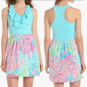 EUC Lilly Pulitzer Danita Dress Let’s Cha Cha Size M